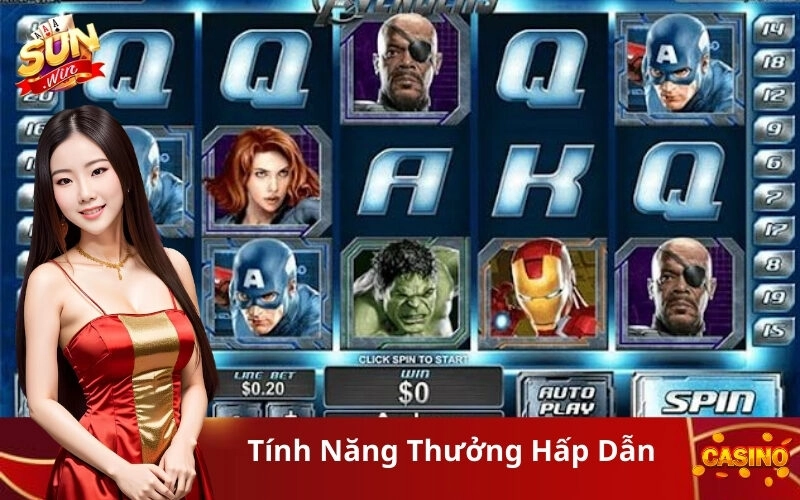 Tính Năng Thưởng Hấp Dẫn