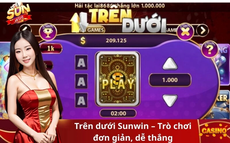 Trên dưới Sunwin – Trò chơi đơn giản, dễ thắng